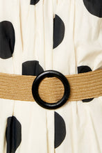 Load image into Gallery viewer, HUMMINGBIRD'S HAVEN OFF WHITE WOVEN MIDI DRESS
