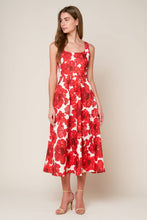 Load image into Gallery viewer, WAVES OF LIFE WOVEN MIDI DRESS
