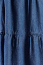 Load image into Gallery viewer, MATCH MY ENERGY WOVEN CHAMBRAY MINI DRESS
