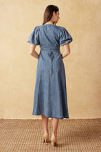 Load image into Gallery viewer, FOREVER MINE LIGHT WEIGHT DENIM MIDI DRESS
