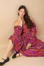 Load image into Gallery viewer, MELLOW MOMENTS WOVEN MIDI DRESS
