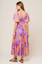 Load image into Gallery viewer, BLOOMING BRUNCH WOVEN MIDI DRESS
