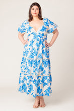 Load image into Gallery viewer, THROUGH THE FOG WOVEN MIDI DRESS

