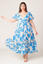 Load image into Gallery viewer, THROUGH THE FOG WOVEN MIDI DRESS
