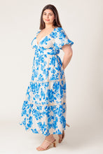 Load image into Gallery viewer, THROUGH THE FOG WOVEN MIDI DRESS
