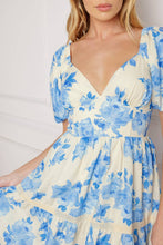 Load image into Gallery viewer, THROUGH THE FOG WOVEN MIDI DRESS
