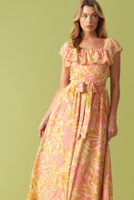 Load image into Gallery viewer, THE ART OF BALANCE WOVEN MIDI DRESS
