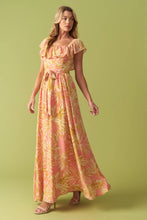Load image into Gallery viewer, THE ART OF BALANCE WOVEN MIDI DRESS
