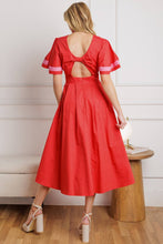 Load image into Gallery viewer, A CRAZY IDEA WOVEN MIDI DRESS

