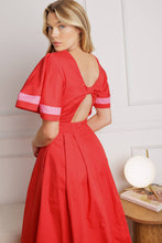 Load image into Gallery viewer, A CRAZY IDEA WOVEN MIDI DRESS
