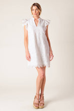 Load image into Gallery viewer, FLEETING WHISPERS LACE WOVEN MINI DRESS
