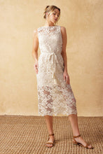 Load image into Gallery viewer, TIMELESS TREASURES LACE WOVEN MIDI DRESS

