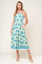 Load image into Gallery viewer, THRIVING POISE WOVEN MIDI DRESS
