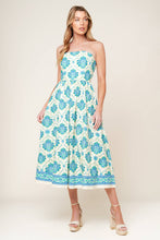 Load image into Gallery viewer, THRIVING POISE WOVEN MIDI DRESS
