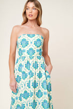 Load image into Gallery viewer, THRIVING POISE WOVEN MIDI DRESS
