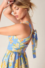 Load image into Gallery viewer, LIKE MAGIC POWDER BLUE WOVEN MIDI DRESS
