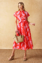 Load image into Gallery viewer, MAKE IT COUNT WOVEN MIDI DRESS
