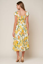Load image into Gallery viewer, GARDEN OF DREAMS WOVEN EYELET MIDI DRESS
