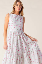 Load image into Gallery viewer, THENA GARDEN PARTY WOVEN EYELET MIDI DRESS
