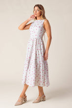 Load image into Gallery viewer, THENA GARDEN PARTY WOVEN EYELET MIDI DRESS
