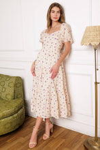 Load image into Gallery viewer, SUNSET GAZING WOVEN MIDI DRESS
