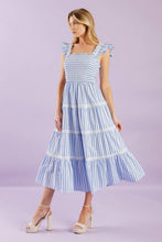 Load image into Gallery viewer, SWING OF THINGS WOVEN MIDI DRESS
