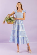 Load image into Gallery viewer, SWING OF THINGS WOVEN MIDI DRESS
