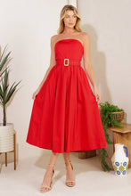 Load image into Gallery viewer, DAYS THAT FADE WOVEN MIDI DRESS
