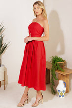 Load image into Gallery viewer, DAYS THAT FADE WOVEN MIDI DRESS

