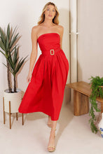 Load image into Gallery viewer, DAYS THAT FADE WOVEN MIDI DRESS
