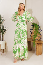 Load image into Gallery viewer, LEAVES OF TOMORROW WOVEN MAXI DRESS
