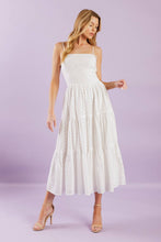 Load image into Gallery viewer, ENCHANTING MOMENTS WOVEN MIDI DRESS
