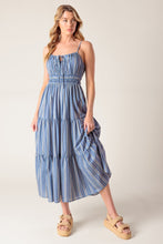 Load image into Gallery viewer, SECRET'S OUT WOVEN MIDI DRESS

