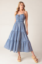 Load image into Gallery viewer, SECRET'S OUT WOVEN MIDI DRESS
