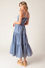 Load image into Gallery viewer, SECRET'S OUT WOVEN MIDI DRESS
