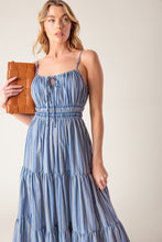 Load image into Gallery viewer, SECRET'S OUT WOVEN MIDI DRESS
