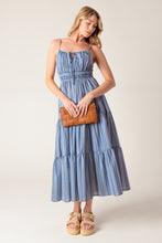 Load image into Gallery viewer, SECRET'S OUT WOVEN MIDI DRESS
