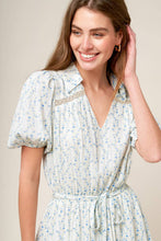 Load image into Gallery viewer, SKYWARD BLUE WOVEN MINI DRESS
