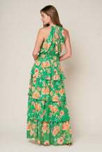 Load image into Gallery viewer, PORCELAIN BLOOM WOVEN MAXI DRESS
