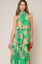 Load image into Gallery viewer, PORCELAIN BLOOM WOVEN MAXI DRESS

