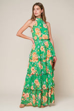 Load image into Gallery viewer, PORCELAIN BLOOM WOVEN MAXI DRESS

