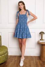 Load image into Gallery viewer, DUSK ENCHANTMENT WOVEN MINI DRESS
