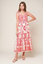 Load image into Gallery viewer, THE GARDEN&#39;S SECRET WOVEN MIDI DRESS
