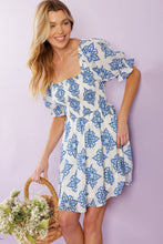 Load image into Gallery viewer, THROUGH THE GARDEN WOVEN MINI DRESS
