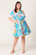 Load image into Gallery viewer, GARDEN SOCIAL WOVEN MINI DRESS
