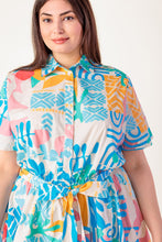 Load image into Gallery viewer, GARDEN SOCIAL WOVEN MINI DRESS
