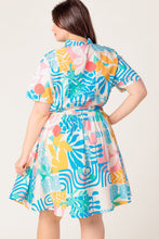 Load image into Gallery viewer, GARDEN SOCIAL WOVEN MINI DRESS
