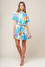 Load image into Gallery viewer, GARDEN SOCIAL WOVEN MINI DRESS
