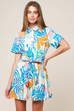 Load image into Gallery viewer, GARDEN SOCIAL WOVEN MINI DRESS
