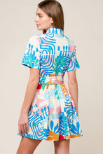 Load image into Gallery viewer, GARDEN SOCIAL WOVEN MINI DRESS
